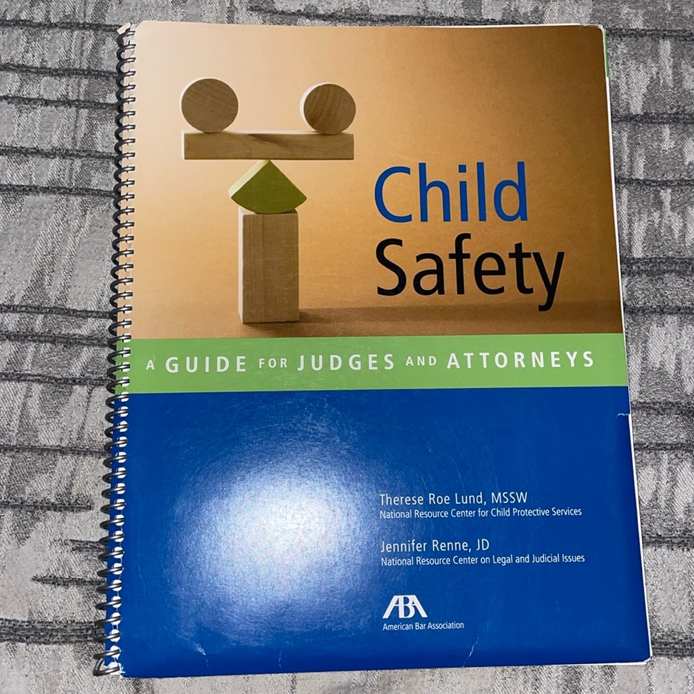 Child Safety A Guide For Judges And Attorneys